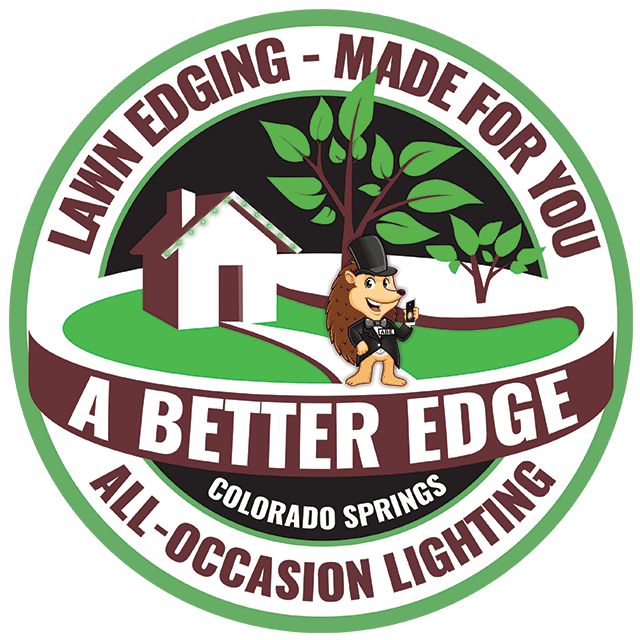 Landscape Curbing and Permanent holiday lighting logo