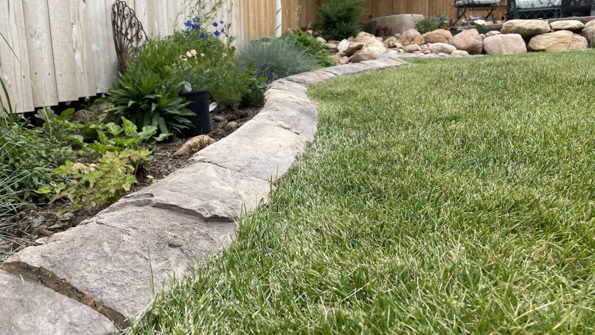 Landscape curbing for El Paso County